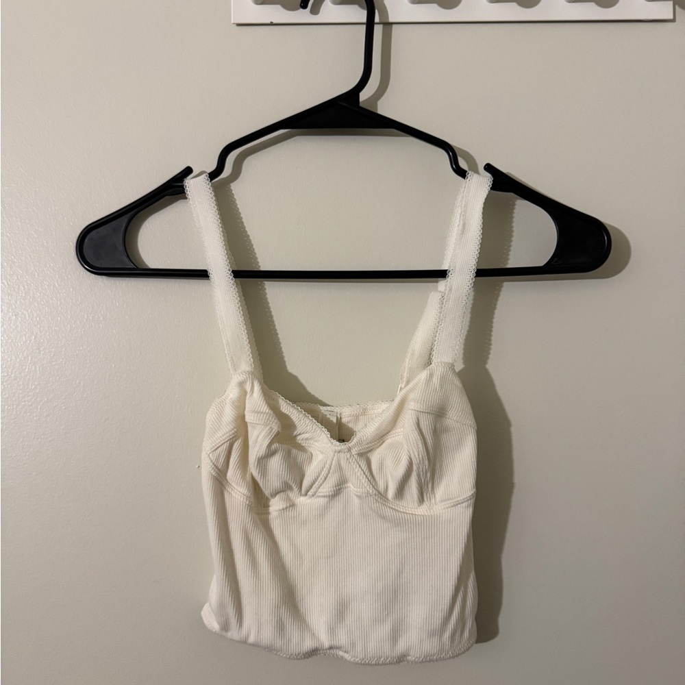 SKIMS Cream Women's Tank Top